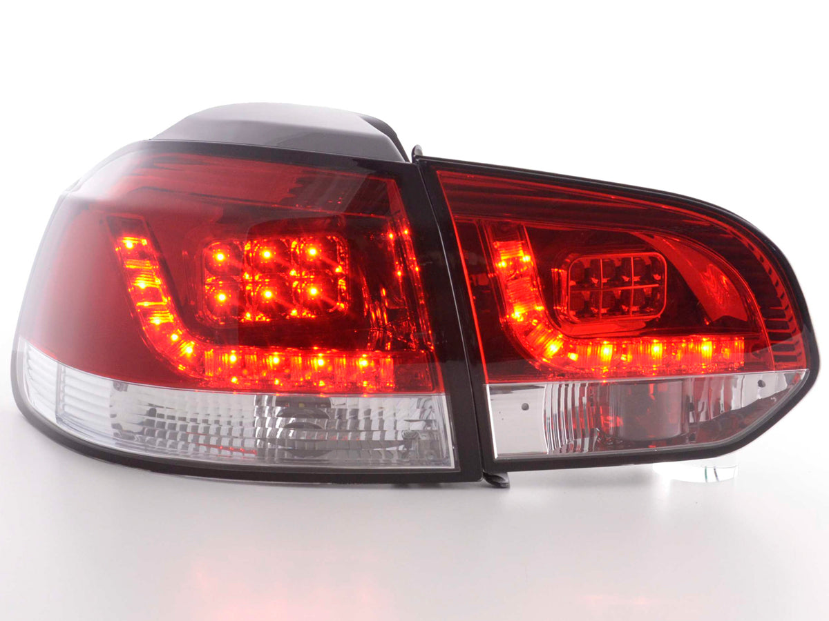 LED Rückleuchten Set VW Golf 6 Typ 1K 2008-2012 klar/rot LED Rückleuchten Set VW Golf 6 Typ 1K 2008-2012 klar/rot